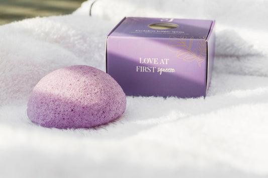 Lavendel konjac spons