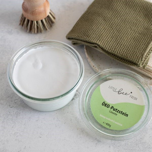 Eco-reinigingssteen in een glazen pot 400g