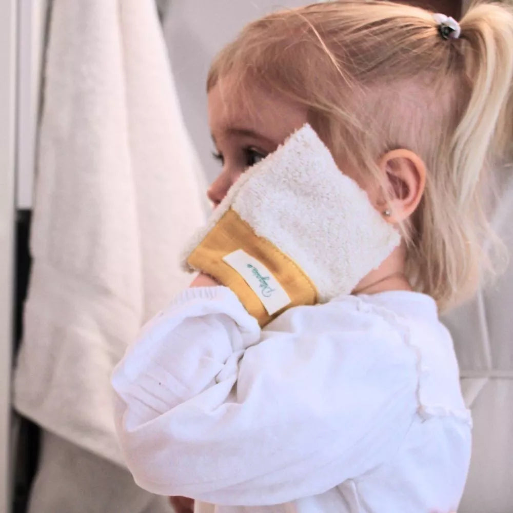 Pitigaïa Trio van Mini-Washandjes van Biologisch Katoen