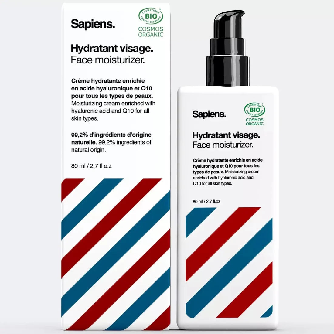Sapiens Biologische Gezichts- en Baardcrème (80 ml)