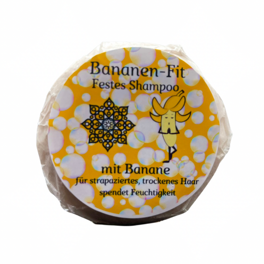 Vaste shampoo "Bananen-Fit" voor beschadigd haar 50g