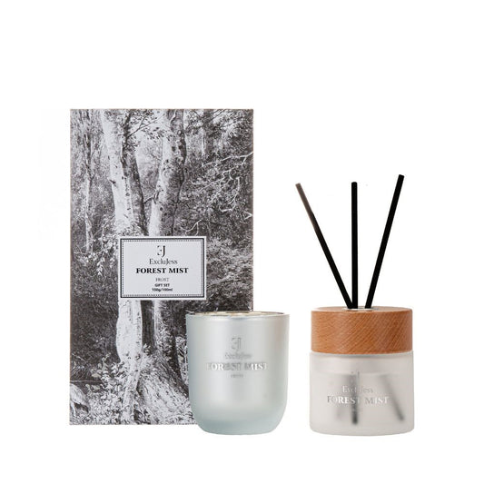 Gift set Forest Mist Frost Geurstokjes & Geurkaars