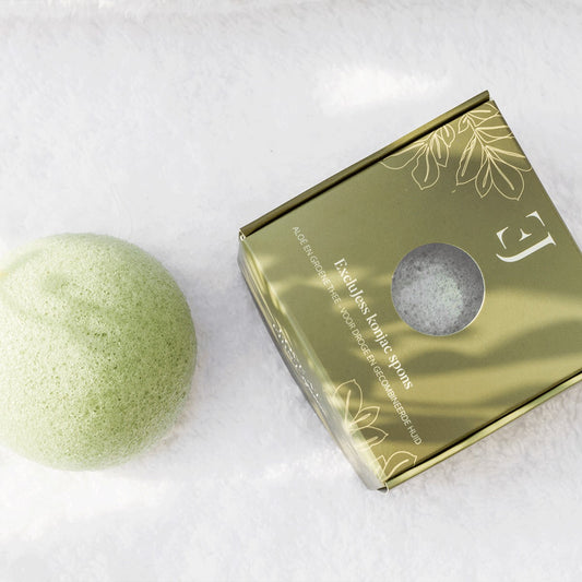 Aloë en groene thee konjac spons