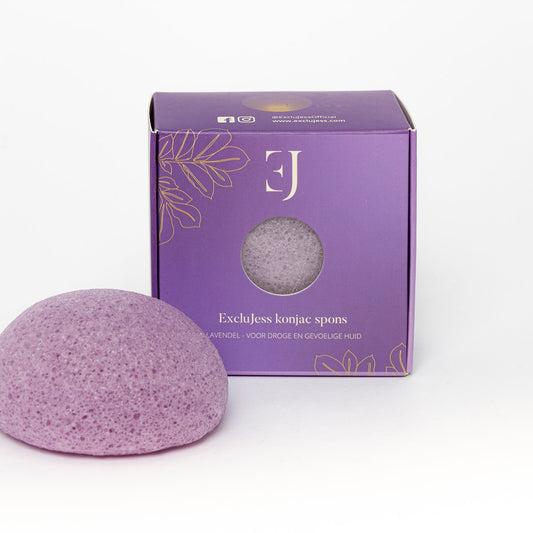 Lavendel konjac spons