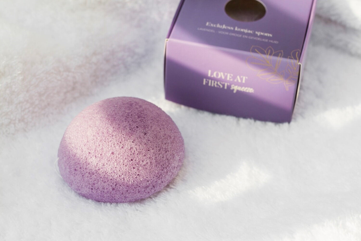 Lavendel konjac spons