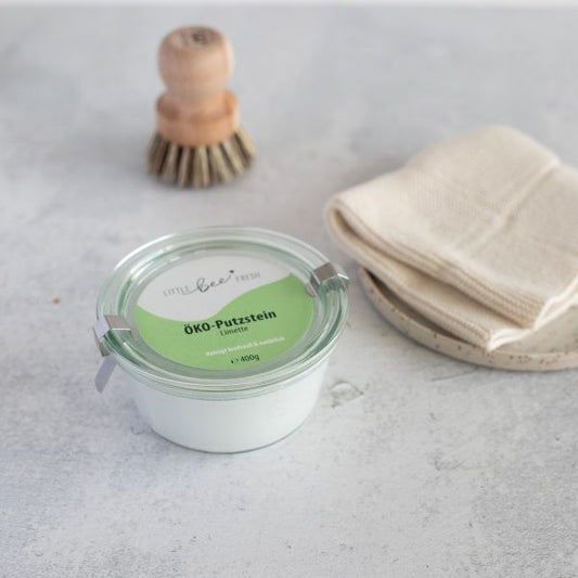 Eco-reinigingssteen in een glazen pot 400g