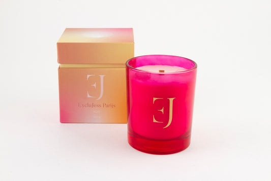Parijs luxe geurkaars Rose crystal – Rose